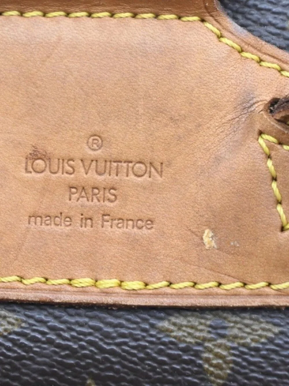 LOUIS VUITTON Montsouris MM Backpack Bag Monogram Leather Brown M51136 72SA234